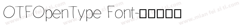 OTFOpenType Font字体转换